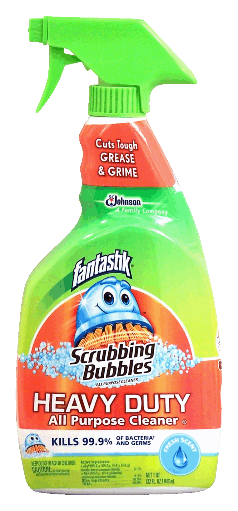 Fantastik  all purpose heavy duty cleaner with scrubbing bubbles, fresh scent Full-Size Picture